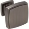 Jeffrey Alexander 1-1/4" Overall Length Brushed Pewter Square Renzo Cabinet Knob 141BNBDL - alternate 6